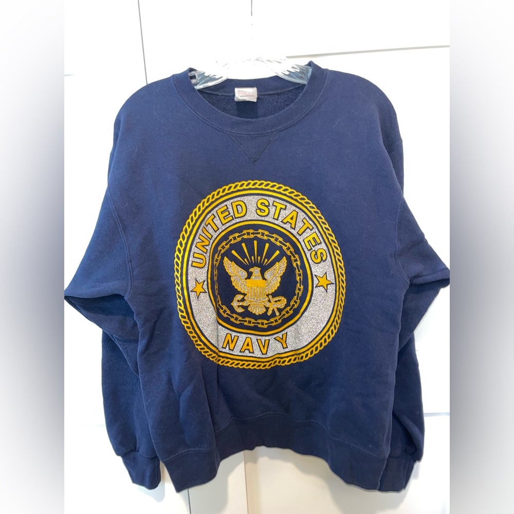 Dark Blue Navy Sweatshirt. Size S